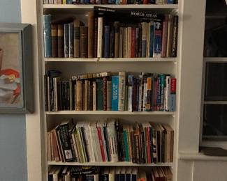 Loads of curated books including travel and garden