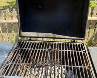 Dyna-Glo BBQ grill with cover (inside detail)