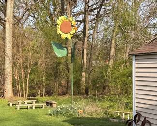 sunflower 20 foot tall, steel custom-made