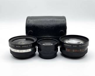 Yashica Yashikor Auxiliary Two Lens Set WideAngle And Telephoto