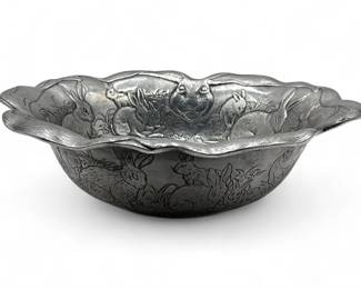 Vintage Arthur Court Bunny Serving Bowl