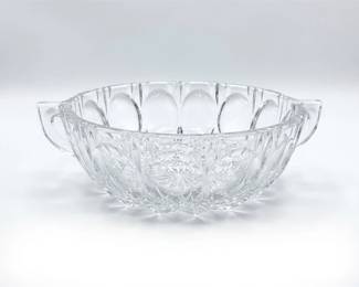 Vintage MidCentury Clear Glass Bowl