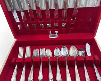 Set Of SilverPlated Vision Flatware By Wallace Silversmiths