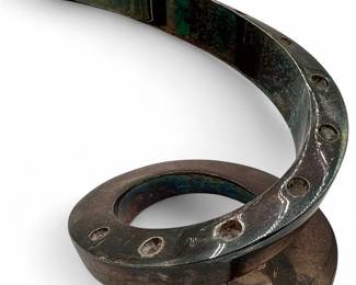 Vintage Dansk Designs SilverPlated Spiral Candle Holder