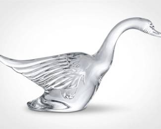 Vintage Heisey Glass Goose Figurine