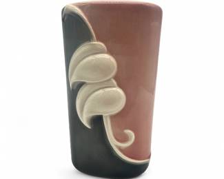 Royal Copley Ceramic Vase In The Trailing Leaf  Vine Pattern