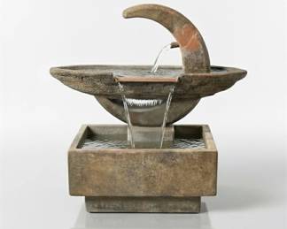 Henri Studio Moon Dance Cast Stone Garden Fountain