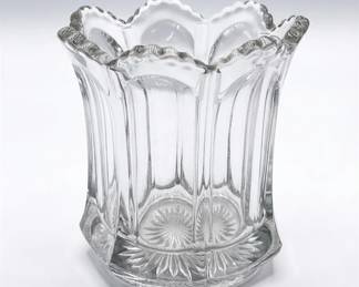 Vintage Heisey Peerless Glass Pattern Spooner
