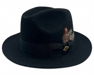 August Wool Felt Fedora By Stacy Adams Size L