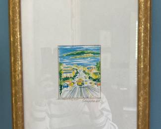 San Francisco watercolor