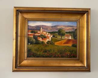 Tuscany countryside painting