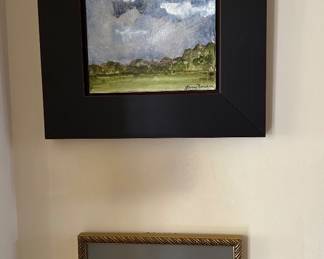 Lacey Barger watercolor and Rick Anderson watercolor 