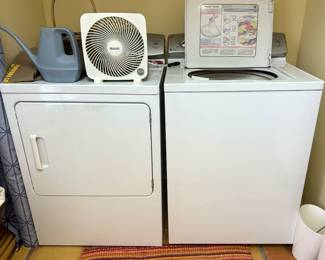 GE Profile washer and dryer