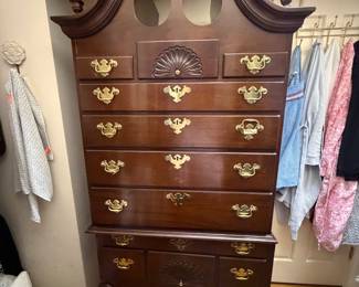 Council Craftsmen Mahogany high boy