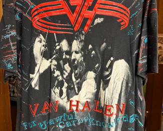 Vintage Van Halen concert shirt