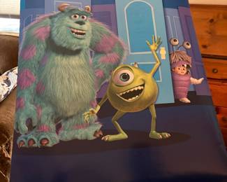 Montster INC double sided movie poster