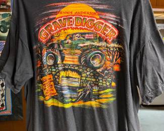 Vintage Grave Digger shirt