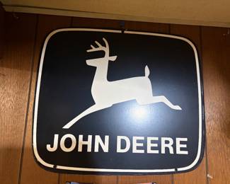 John Deere sign