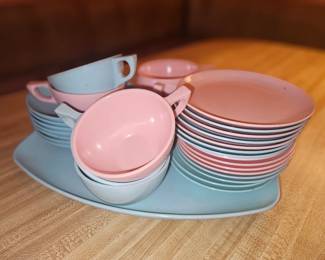 Melmac dinnerware