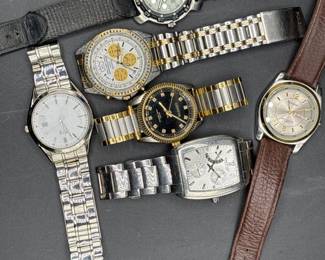 94 MensWatchLotSeikoCitizenMoreMixedStyles