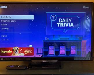165 Philips32RokuSmartTVwRemoteStreamingLEDTelevision