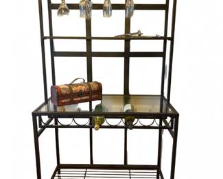 8 BarCartSetwGlassesWineRackOpenerDecorBundle