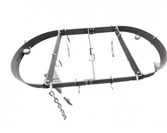 169 HeavyDutyHangingPotRackCeilingMountCookwareOrganizer