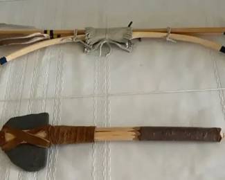 Childs Toy Bow  Arrow Set  Tomahawk
