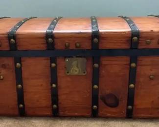 Antique Jenny Lind Style Trunk