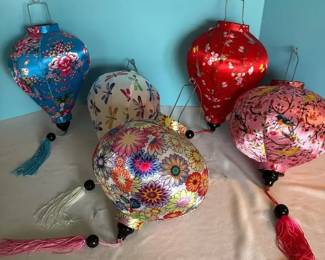 Silk Asian Lanterns