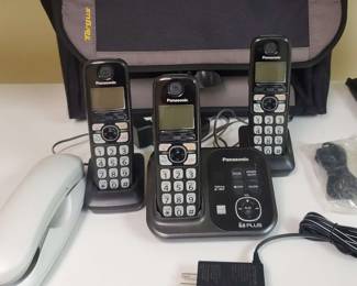 Panasonic Phone Hand Held Phone Trio, Ge Corded Pho E Targus Laptop Case