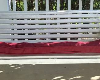 Porch Swing with Cushion