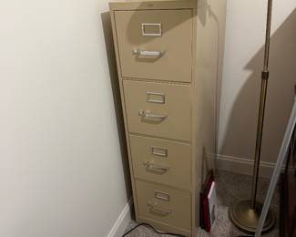 Four-drawer file cabinet
