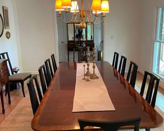 Monumental vintage dining table