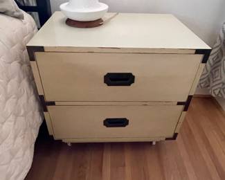 Pair of Dixie furniture campaigners dressers