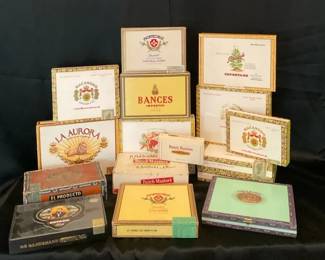 Wrapped Cigar Boxes