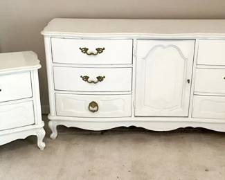 Painted Dresser And Nightstand