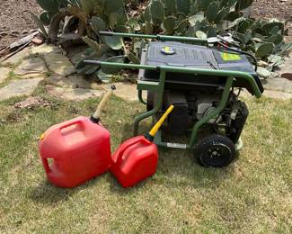 Sportsman Dual Fuel Generator And Gas Cans