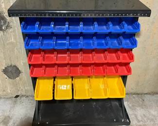 Storehouse Mobile Double Sided Floor Rack