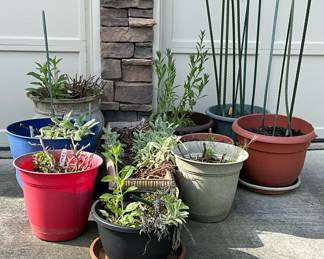Garage Garden Pots
