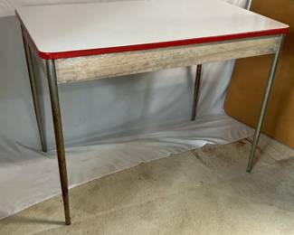 Metal  Wood Utility Table
