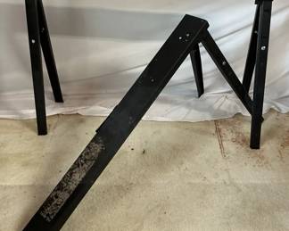 Black Metal Saw Horses