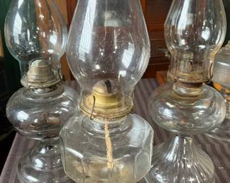 Vintage Oil Lamps- good condition
