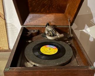 Early 1900’s Vintage Record Player 