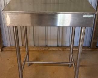 Vintage Industrial Metal desk- 42” height