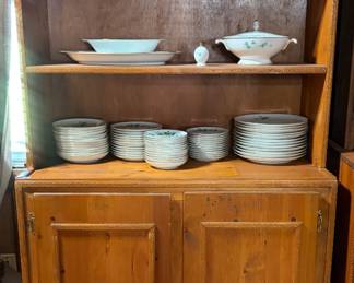 Wooden Furniture Pieces Available as well as Beautiful Dishes and Glassware