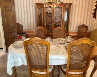 Pecan Dining Room Set