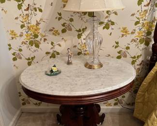 Marble top vintage table