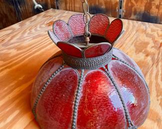 Lead hanging chandelier