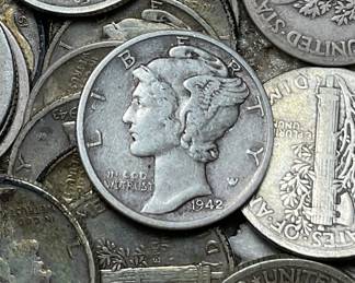 Bulk Merc dime lot